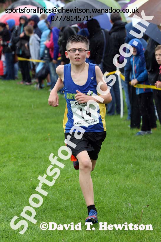 Boys under-13s, Sunderland Harriers Open Cross Counry, Farringdon Park, Sunderland. Photo: David T. Hewitson/Sports for All Pics